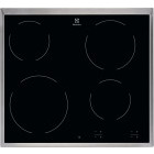 Plita incorporabila Electrolux EHF6240XXK, Vitroceramica, 4 zone de gatit, Touch control, 60 cm, Negru