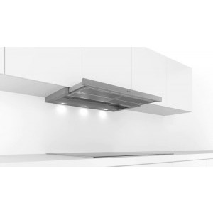 Bosch telescopica DFS097A51, 4 trepte de putere, Putere de absorbtie 729 m3/h, 90 cm, Inox