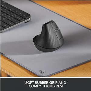 Logitech Lift Vertical Ergonomic, Negru