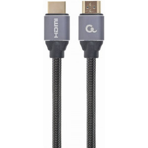 Cablu video Gembird HDMI Male - HDMI Male, v2.0, 5m, negru-gri