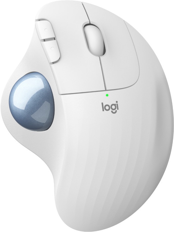 Mouse Logitech ERGO M575, Wireless/Bluetooth, Off-White