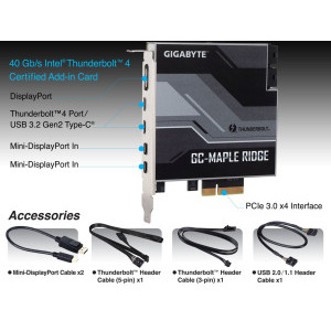GIGABYTE Maple Ridge Dual Thunderbolt 4 Add-in card