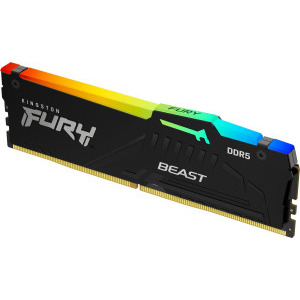 Memorie Kingston FURY Beast RGB 32GB DDR5 6000MHz CL30 Dual