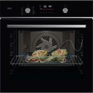 AEG OS6CB531AB, Electric, 71 L, Autocuratare catalitica, My AEG Care, Grill, Clasa A+, Negru