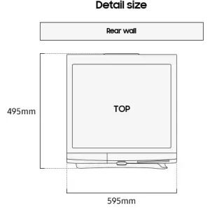 Samsung WW80FG3M05AWLF, Slim, 8 kg, 1400 RPM, Clasa A, Digital Inverter, Hygiene Steam, Alb