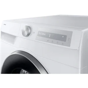 Samsung DV90DG6845LHU4, Pompa de caldura, 9 kg, Clasa A, Digital Inverter, Hygiene Care, OptimalDry, AI Dry+, AI Energy Mode, SmartThings, Iluminare interioara, Alb