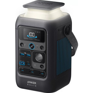 Statie de alimentare portabila Anker Solix C300X DC, statie portabila stocare energie, 288Wh, 300W