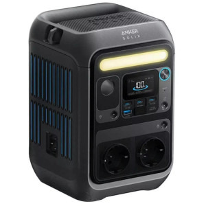 Statie de alimentare portabila Anker Solix C300X AC, statie portabila stocare energie, 288Wh, 300W