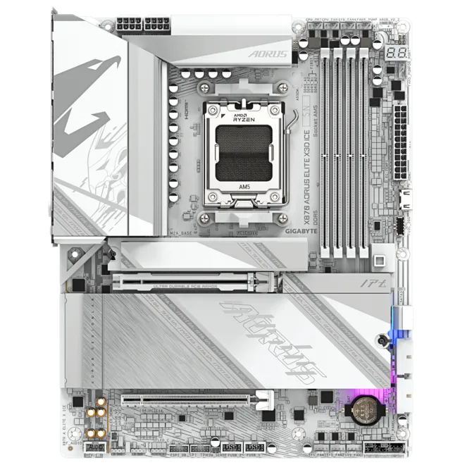 Placa de baza GIGABYTE X870 AORUS ELITE X3D ICE