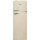 Frigider Fram FDD-VRR311BGE++, 311 L, Clasa E, Control mecanic, Iluminare LED, 179 cm, Crem