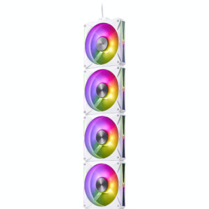 XPG Huricane Mag 120 ARGB 4 Fan Pack White