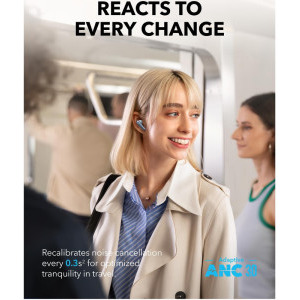 Anker In-Ear, Soundcore Liberty 4 Pro, True Wireless, Noise Cancelling, Hi-Res, Blue