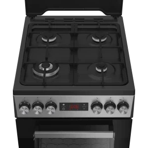 Beko FSM51331DXDTN, Mixt, 4 arzatoare, Sistem de siguranta, Aprindere integrata, SteamShine, 3D Cooking, Grill, Clasa A, 50 cm, Inox