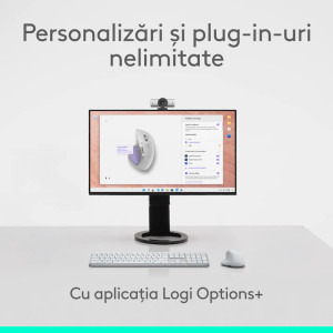 Logitech MX Master 4 pentru Mac White Silver