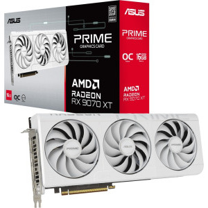 ASUS Radeon RX 9070 XT PRIME OC WHITE EDITION 16GB GDDR6 256-bit