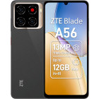 Smartphone ZTE Blade A56, 64GB, 12GB RAM (4GB + 8GB extensibili), Dual SIM, 4G, 4-Camere, Celestial Black