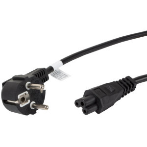 Cablu componente Lanberg Cablu alimentare Schuko Male - IEC320/C5 Male, 1.8m, negru