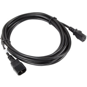 Lanberg IEC320/C13 Female - IEC320/C14 Male, 3m, negru