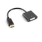 Adaptor Lanberg 1x Display port Male - 1x DVI-I Female, Negru