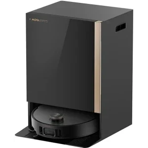 Aspirator robot Mova Mobius 60, Li-Ion 6400 mAh, 30000Pa, 0.3 L + 3.2L, Negru