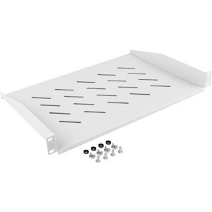 Lanberg AK-1008-S 1U, Fixed Shelf, 19", Metal, 25 kg, Gray