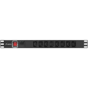 Lanberg PDU PDU-08I-0200-C20-BK 8x IEC C13, 2m, Black