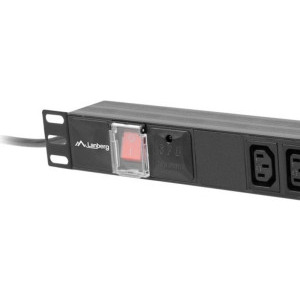 Lanberg PDU PDU-08I-0200-C20-BK 8x IEC C13, 2m, Black