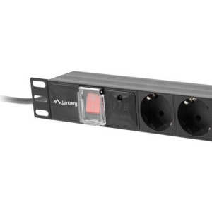Lanberg PDU PDU-07F-0200-BK 7x SCHUKO, 2m, Black