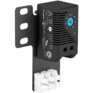 Lanberg AK-1505-B 2.5U, Thermostat, 19", ABS, Negru