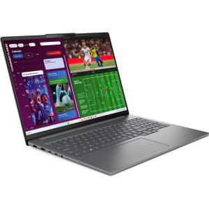 Lenovo 16'' IdeaPad Pro 5 16IPH11, 2.8K OLED 120Hz VRR, Procesor Intel® Core™ Ultra 9 386H (18M Cache, up to 4.90 GHz), 32GB LPDDR5X, 1TB SSD, GeForce RTX 5060 8GB, No OS, Luna Grey