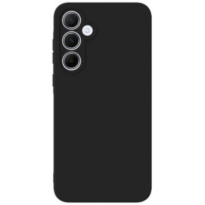 Lemontti Capac protectie spate Silicon Soft Black pentru Glaxy A55