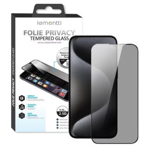 Folie protectie Lemontti Privacy Full Fit Black pentru Galaxy A35/A55