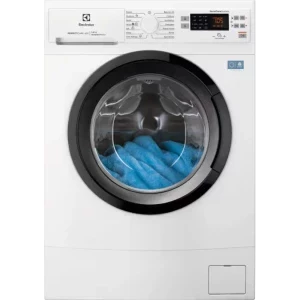 Masina de spalat rufe Electrolux EWS6526BE, Slim, 6 kg, 1200 RPM, Clasa A, Inverter, SensiCare, AntiAllergy, Time Manager, Alb