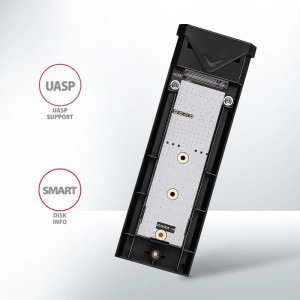 AXAGON EEM2-UB2 M.2 NVMe USB-C 3.2 Gen 2 Black