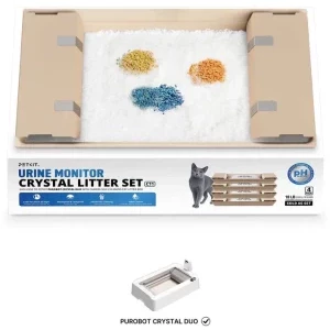 PetKit Nisip pentru litiera pentru monitorizarea urinei cu detectare pH, 2 kg, 4 buc