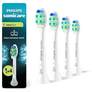 Philips Sonicare Rezerve periuta de dinti electrica InterCare HX9004/87 Alb, 4 buc