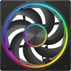 Ventilator ALPHAGEAR Radiant ARGB 120mm black
