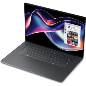 DELL 16'' XPS 16 DA16260, 3.2K OLED 20-120Hz Touch, Procesor Intel® Core™ Ultra X7 358H (18M Cache, up to 4.80 GHz), 32GB LPDDR5X, 1TB SSD, Intel Arc B390, Win 11 Pro, Graphite, 3Yr BOS