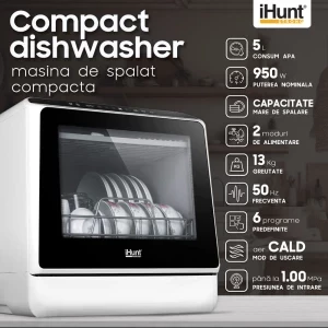iHunt Bro, Compacta, 5 programe, Clasa D, Alb