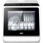 Masina de spalat vase iHunt Bro, Compacta, 5 programe, Clasa D, Alb