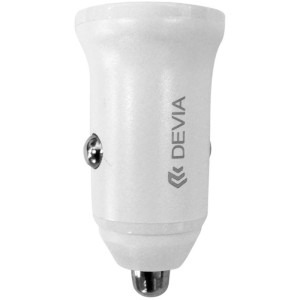 Devia 1x USB-C PD 30W, 1x USB-A QC 3.0, White