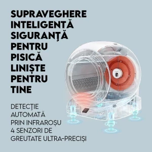 iHunt Litiera Smart pentru pisici V5 Alb
