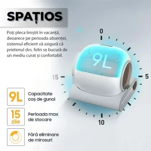 iHunt Litiera Smart pentru pisici V1 Alb