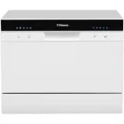 Masina de spalat vase Hansa ZWM556WH, Compacta, 6 seturi, 5 programe, Clasa F, SilentDrive, Alb