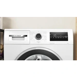 Bosch WAN2426NBY, 8 kg, 1200 RPM, Clasa A, EcoSilence Drive, Iron Assist, Speed Perfect, Active Water Plus, Alb