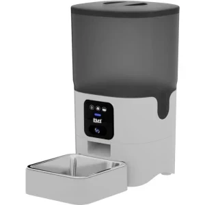 iHunt Dozator automat de hrana pentru animale Smart Pet Feeder Alb