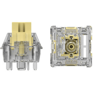 AQIRYS HaiMu Crystal Yellow Switches - 55 buc