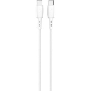 Lemontti USB-C Male la USB-C Male, 65W, 1.2m, White
