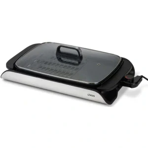 Livoo Gratar electric DOC321, 2000W, Negru/Argintiu