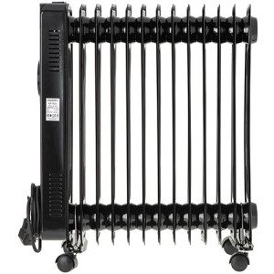 Calorifer electric KA7825, 2500 W, 13 elementi, Cu ulei, 3 trepte, Termostat ajustabil, Negru
